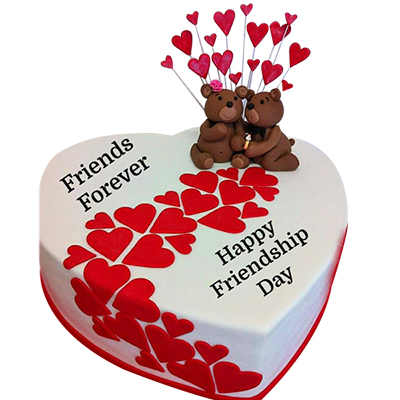 "Heart shape Fondant Cake - 2 kg ( Bakers Inn) - Click here to View more details about this Product